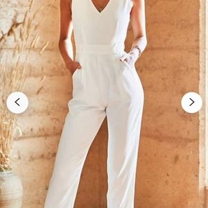White Amanda Jumpsuit
